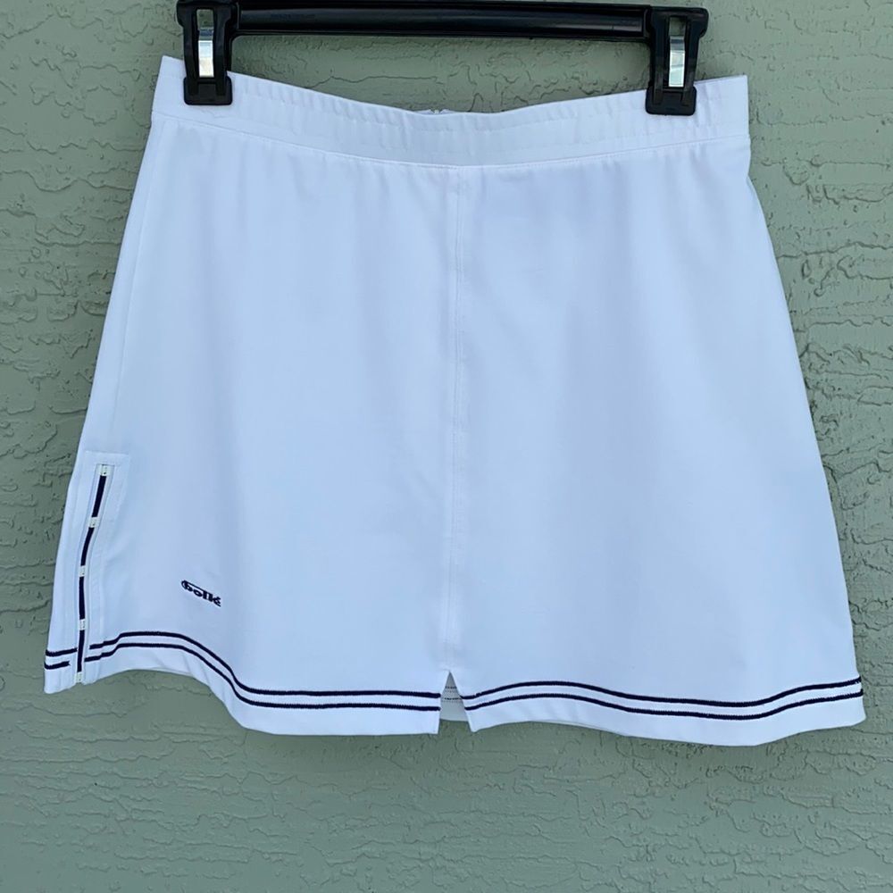 Bolle Sport Sz S Blue & White Tennis Skirt